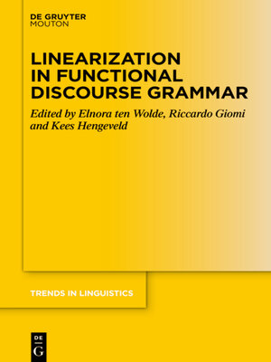cover image of Linearization in Functional Discourse Grammar